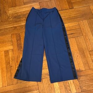 Nike 24.7 Blue Wide-Leg Pants with Black Stripe